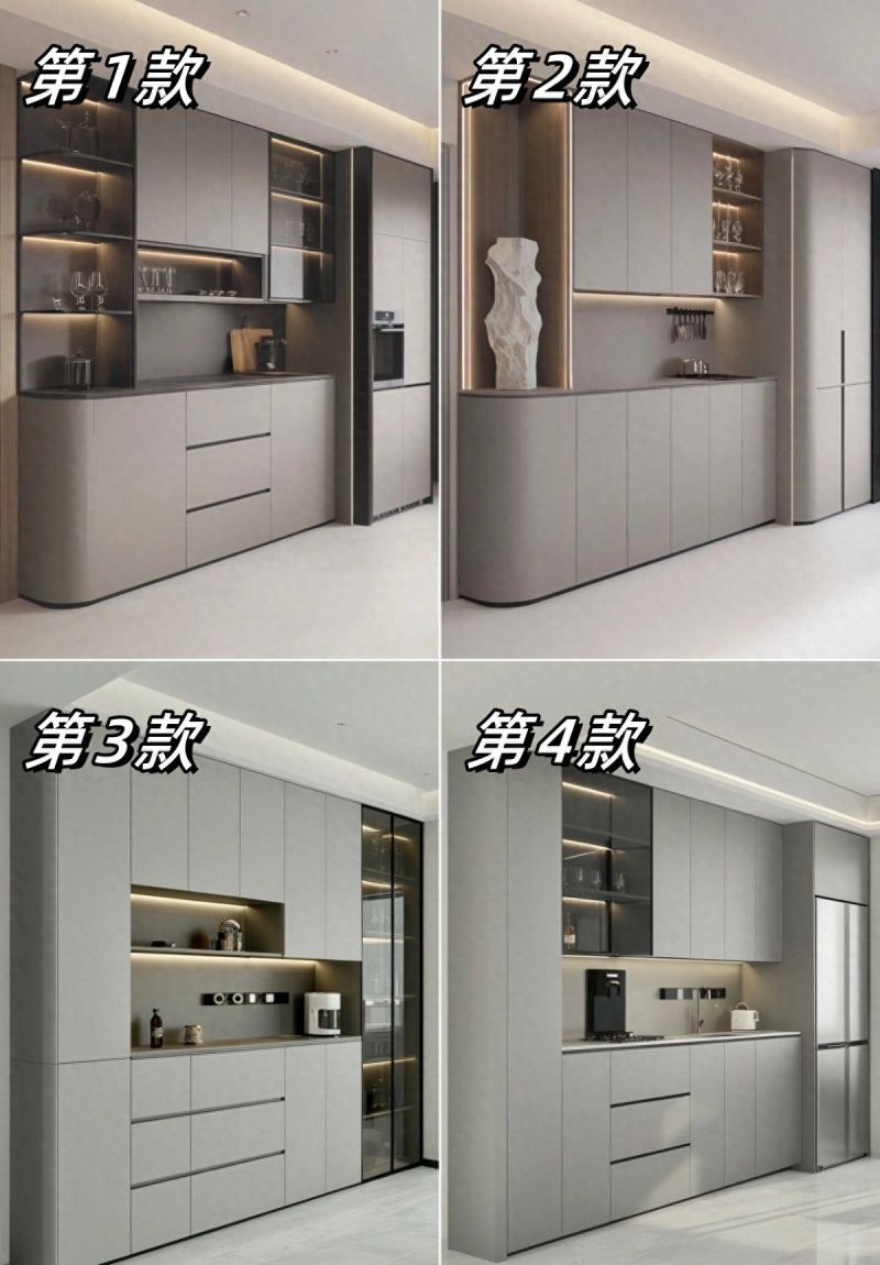 高级感与实用性兼具！2025年最新款餐边柜设计趋势解析