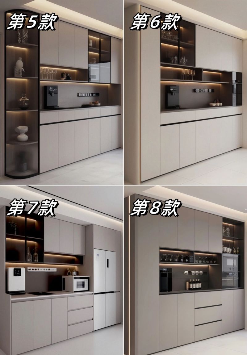 高级感+实用，2025最新款餐边柜设计！ - 家居知识