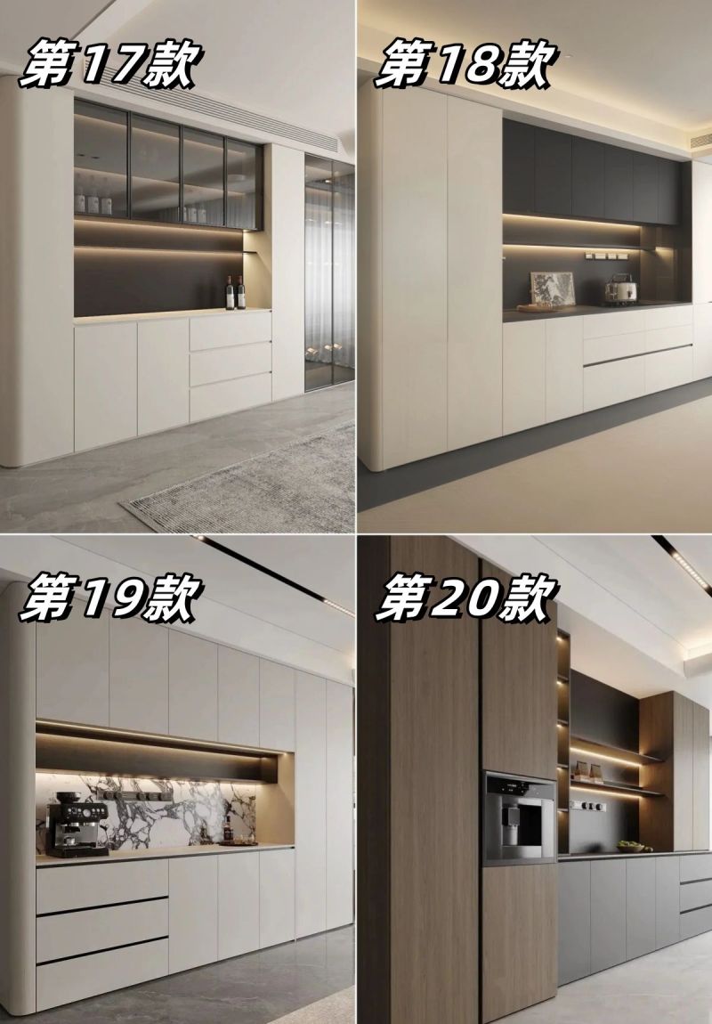 高级感+实用，2025最新款餐边柜设计！ - 家居知识