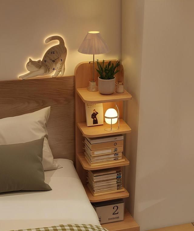 年轻人抛弃传统床头柜,这3种新式设计更高级实用 “床头柜”已逐渐退出中国家庭!看年轻人的新式做法,高级还实用 - 家居知识