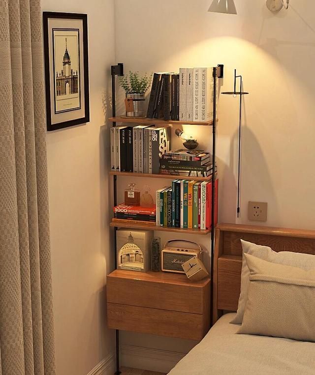 年轻人抛弃传统床头柜,这3种新式设计更高级实用 “床头柜”已逐渐退出中国家庭!看年轻人的新式做法,高级还实用 - 家居知识