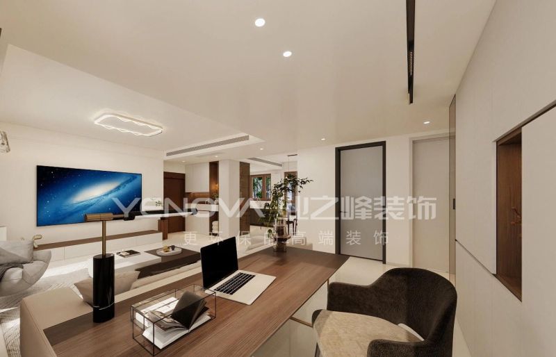 唐山禹洲凤凰府128平方米现代风格装修效果案例|业之峰装饰 - 家居知识