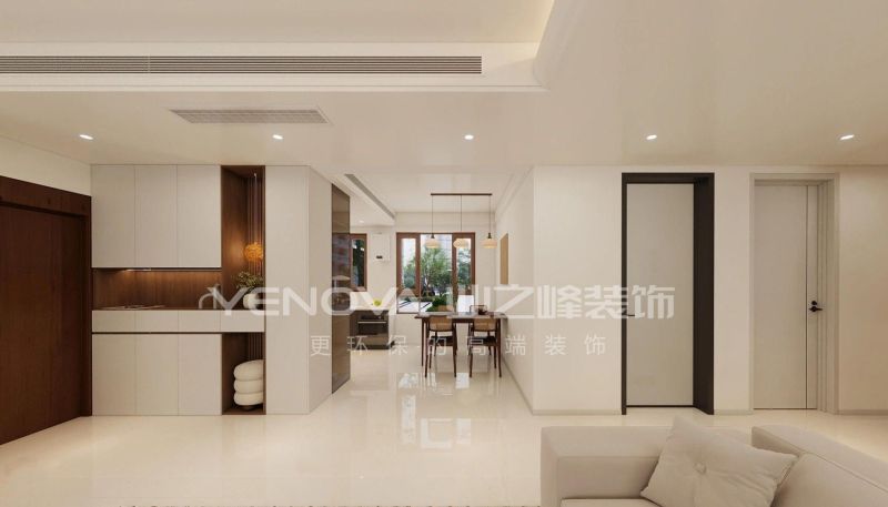 唐山禹洲凤凰府128平方米现代风格装修效果案例|业之峰装饰 - 家居知识