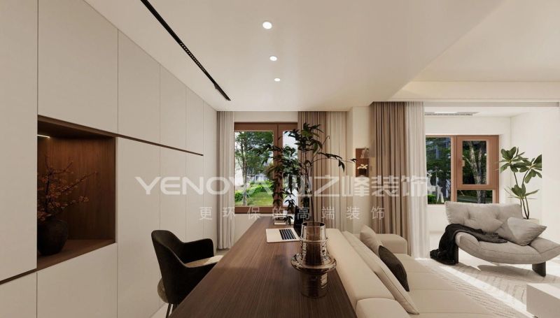 唐山禹洲凤凰府128平方米现代风格装修效果案例|业之峰装饰 - 家居知识