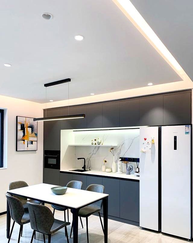 现代风新房装修，圆了从小对都市生活的幻想，横厅+无主灯很完美 - 家居知识