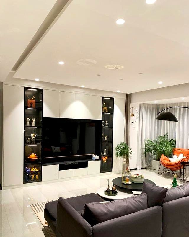 现代风新房装修，圆了从小对都市生活的幻想，横厅+无主灯很完美 - 家居知识