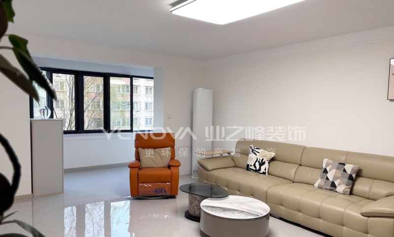 唐山郭大里建科楼126平方米现代简约风格装修效果案例|业之峰装饰 - 家居知识