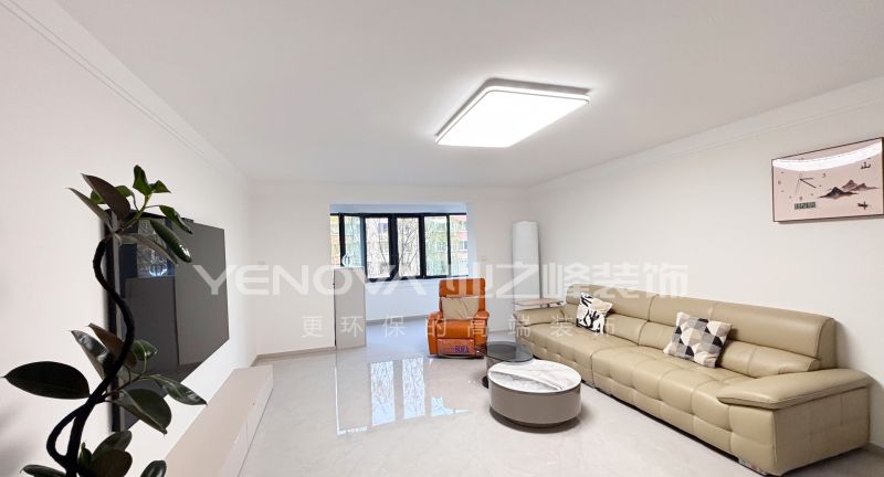 唐山郭大里建科楼126平方米现代简约风格装修效果案例|业之峰装饰 - 家居知识