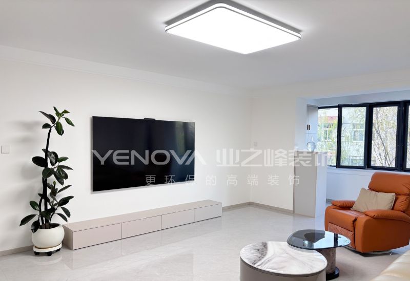 唐山郭大里建科楼126平方米现代简约风格装修效果案例|业之峰装饰 - 家居知识