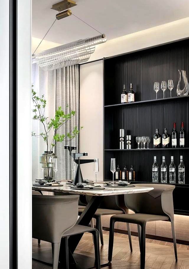 138㎡轻奢风豪宅,进门瞬间被惊艳,比别墅还高级! 全屋高级感轻奢风,138㎡比别墅还高端,进门就被惊艳到 - 家居知识