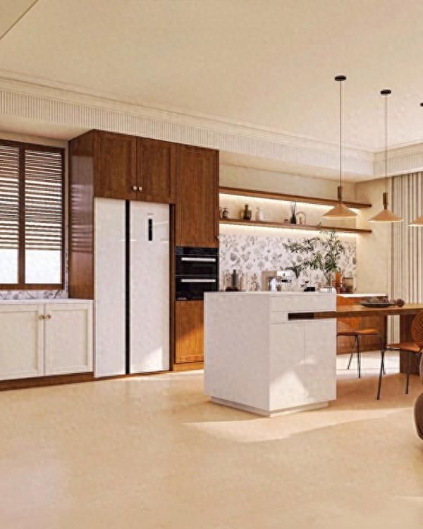 邻居看呆！120㎡奶油复古风小家惊艳全楼