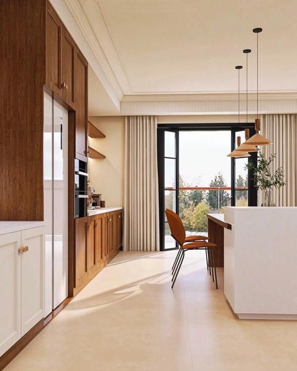 邻居都懵了！这啥风格？奶油又复古的120㎡小家 - 家居知识