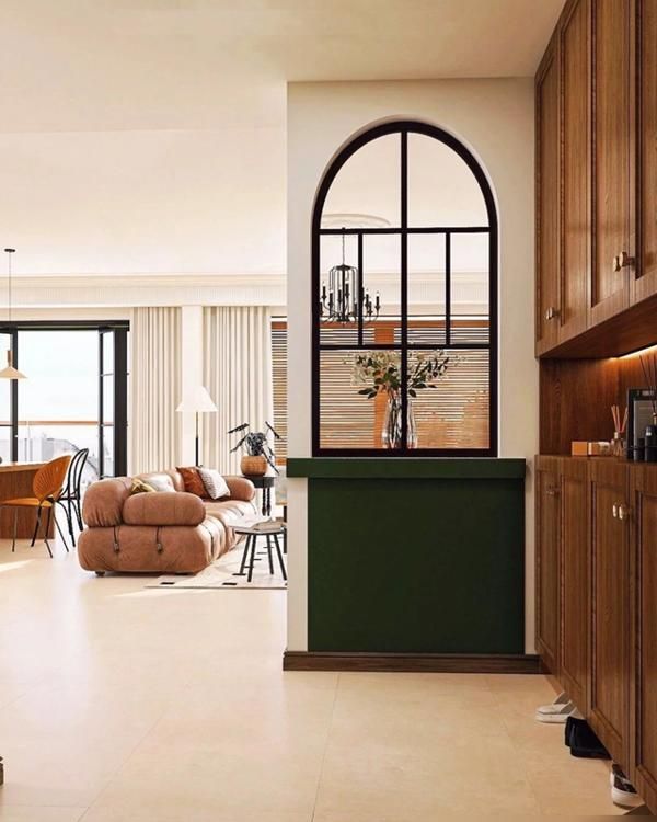 邻居都懵了！这啥风格？奶油又复古的120㎡小家 - 家居知识