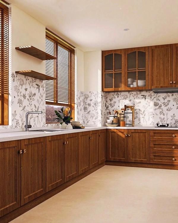 邻居都懵了！这啥风格？奶油又复古的120㎡小家 - 家居知识