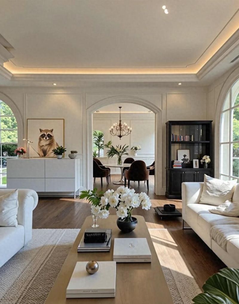 轻法式ins风大宅，白色空间演绎电影感生活