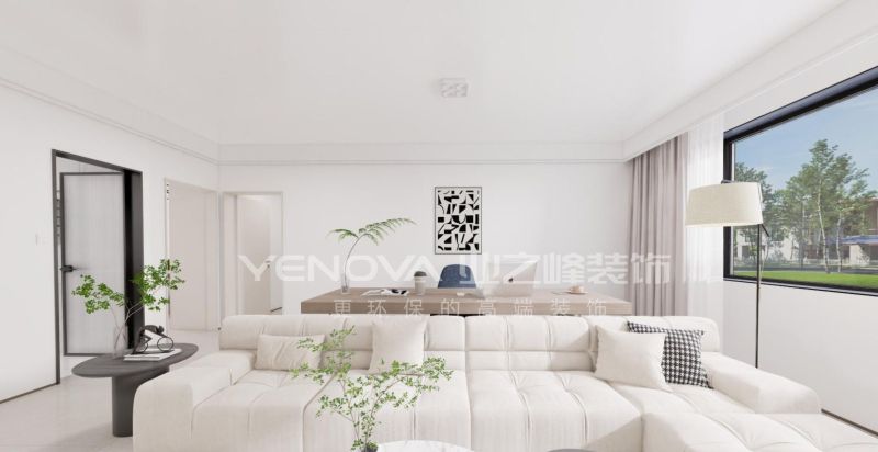 唐山金地御峯143平方米现代简约风格装修效果案例|业之峰装饰 - 家居知识