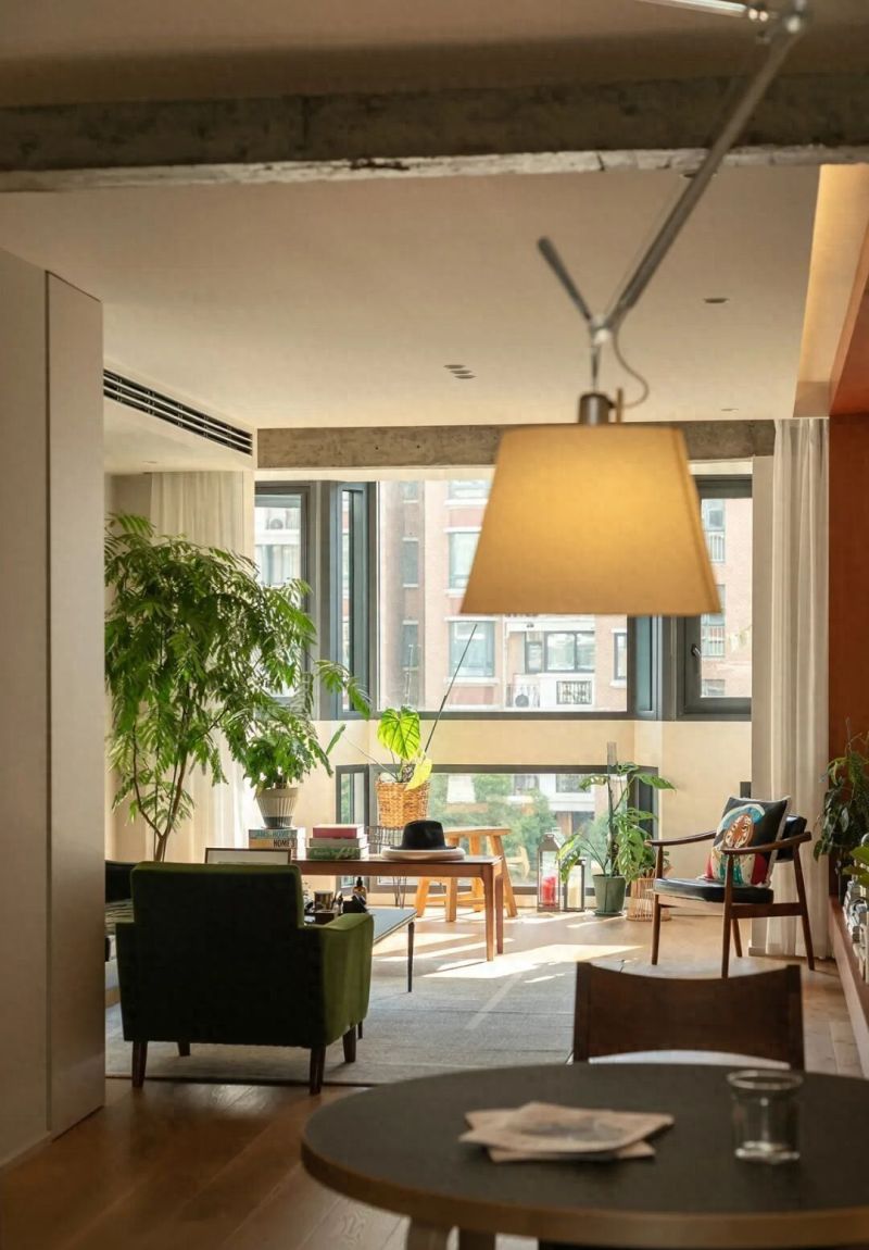 上海映象设计，中古混搭碰撞奶油极简，打造独特美学空间