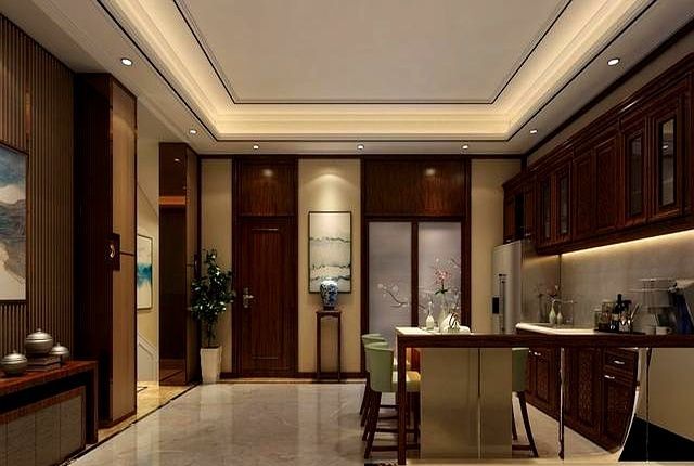 500平的新中式装修，中西元素轻重有度，刷新对中式风格的认知 - 家居知识