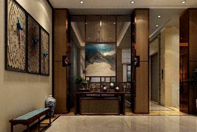 500平新中式装修，中西元素完美融合，颠覆传统中式风格印象