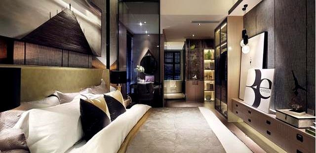 跳跃穿插的高级色系，105㎡现代轻奢风，给人高端大气的城市乐活 - 家居知识