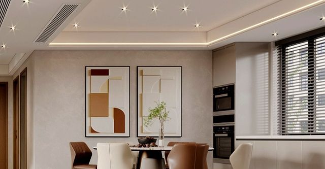 147㎡现代意式风平层设计,诸暨中茂府装修案例分享 147㎡现代意式风平层装修-诸暨中茂府 - 家居知识