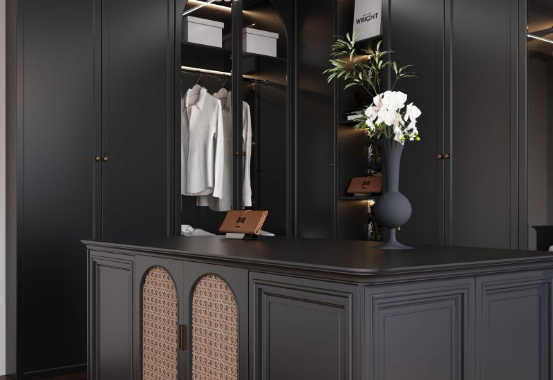 海信·君悦 | 15㎡卧室变身法式复古风衣帽间 - 家居知识