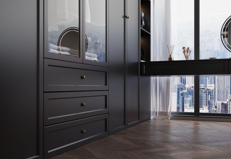 海信·君悦 | 15㎡卧室变身法式复古风衣帽间 - 家居知识