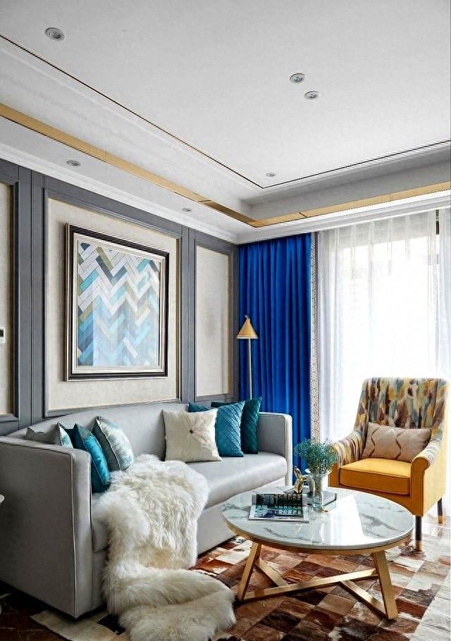 89平美式小宅20万装出清新温暖家