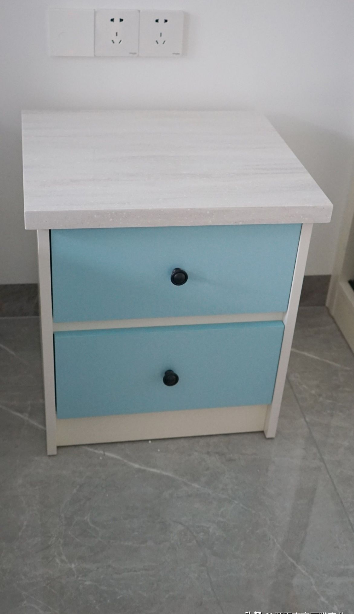 亚克力人造石床头柜子卧室储物柜加工定制 - 家居知识