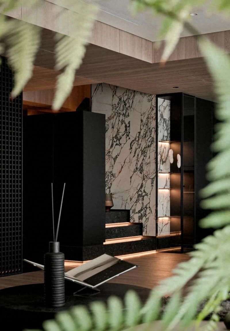 唐忠汉设计320㎡当代轻奢大宅,深色系演绎高级潮流 唐忠汉|320㎡当代轻奢,深色系才是真潮流! - 家居知识