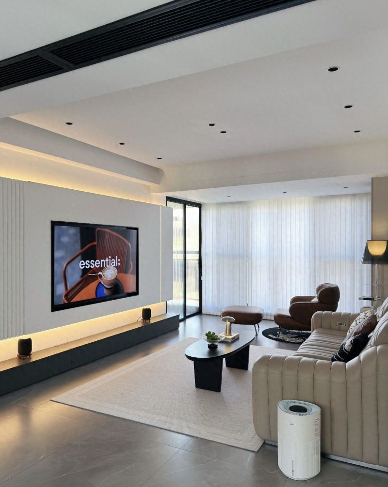 小户型逆袭大平层！黑白极简风打造高级感满满的家