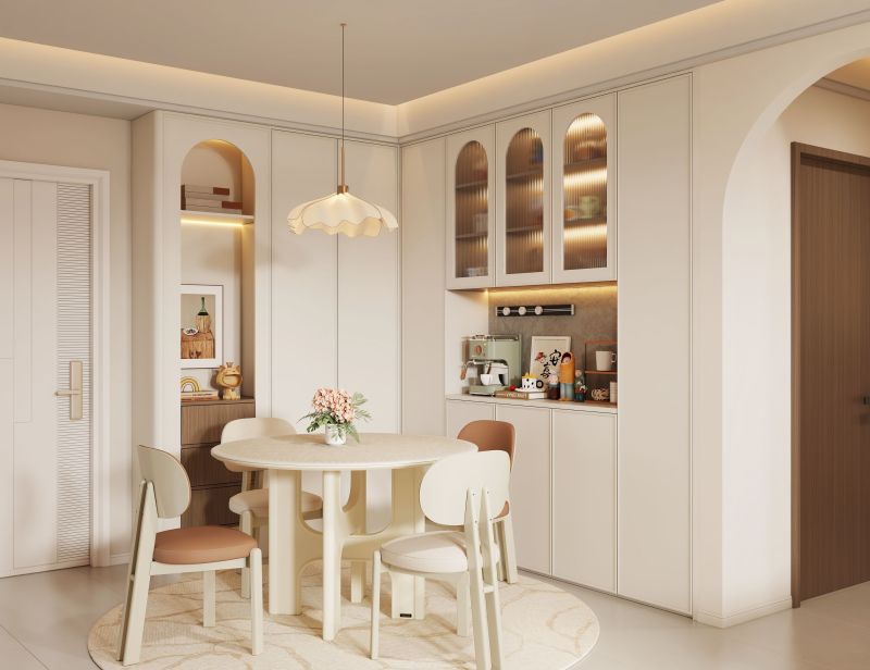 全友设计丨105㎡治愈系三居，奶油风＋原木元素，松弛感满分！ - 家居知识