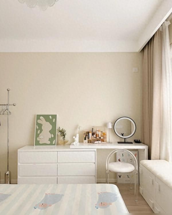 浙江夫妻的111㎡奶油风新家：仅凭一个电视柜就圈粉无数，真实用 - 家居知识