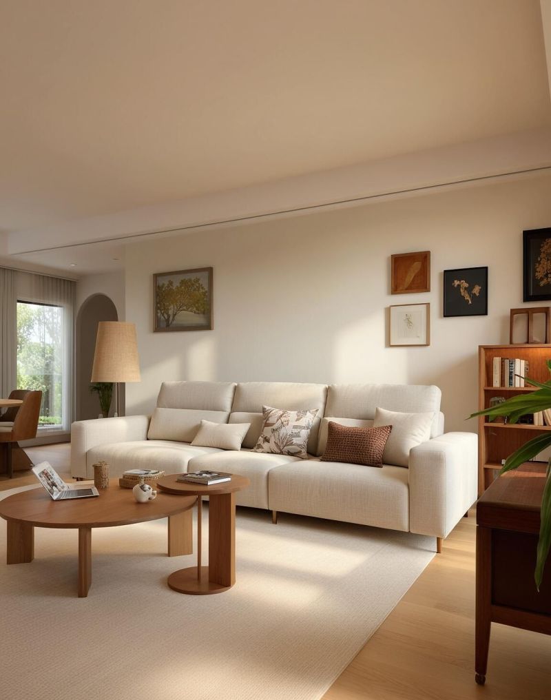 原木中古风客厅+半开放书房,办公治愈两不误! 原木中古客厅,半开放式书房太妙了,真的尽力办公也能治愈! - 家居知识