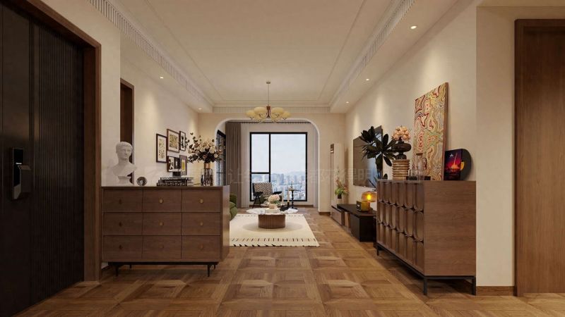 110㎡复古风装修，混搭设计打造独特气质