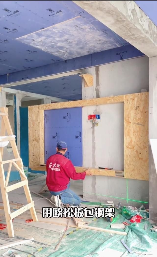 半墙爆改悬浮电视柜！老师傅揭秘施工细节，看完再决定做不做 - 家居知识