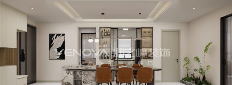 115㎡现代风装修案例,唐山湖岸缇香雅居设计解析 | 业之峰装饰 唐山湖岸缇香115平方米现代风格装修效果案例|业之峰装饰 - 家居知识