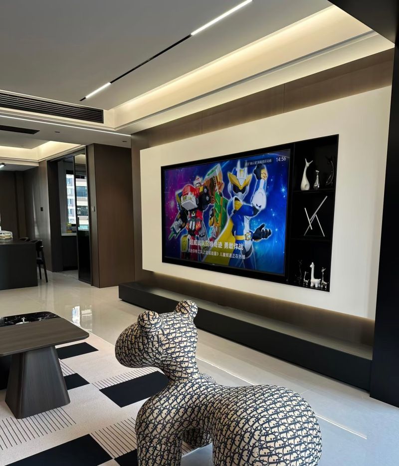 现代轻奢风把高级感焊在我家🔥黑白灰+金属线条太戳了 - 家居知识