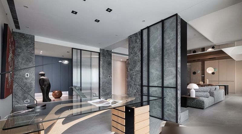 爸妈看了都爱的264㎡轻奢大平层，大理石+镜面，装出精致现代风！ - 家居知识