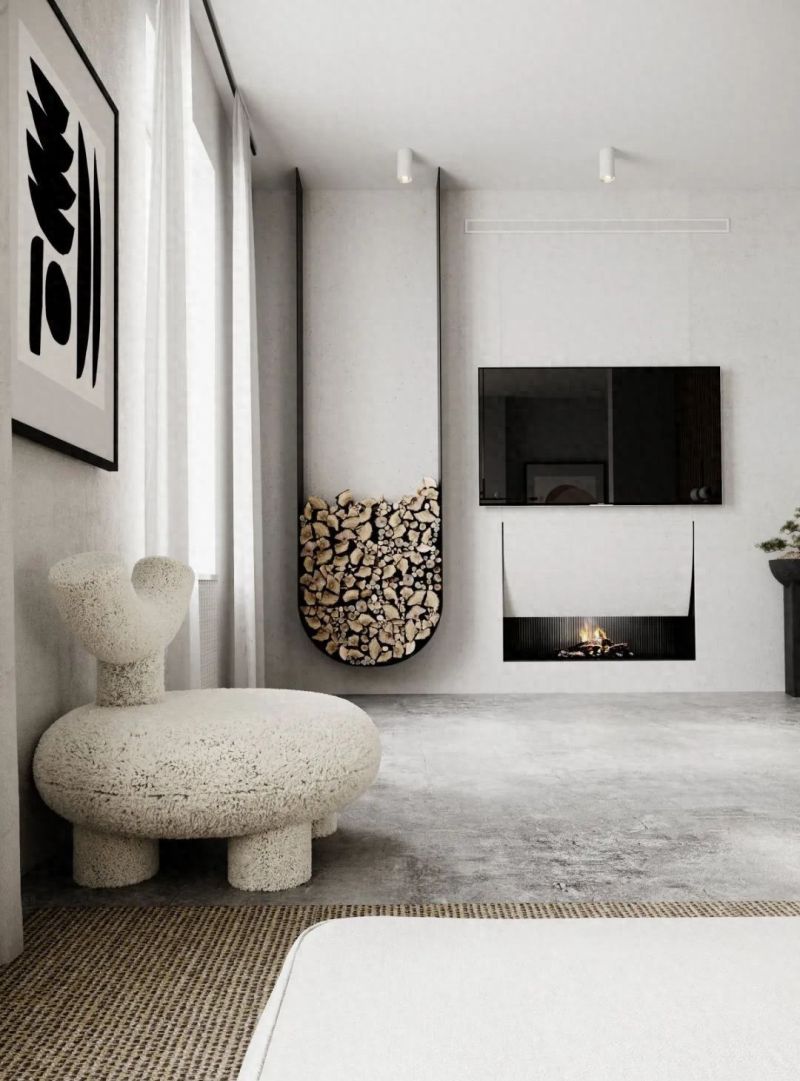 侘寂与现代艺术的极简对话，白色空间中的精神栖居