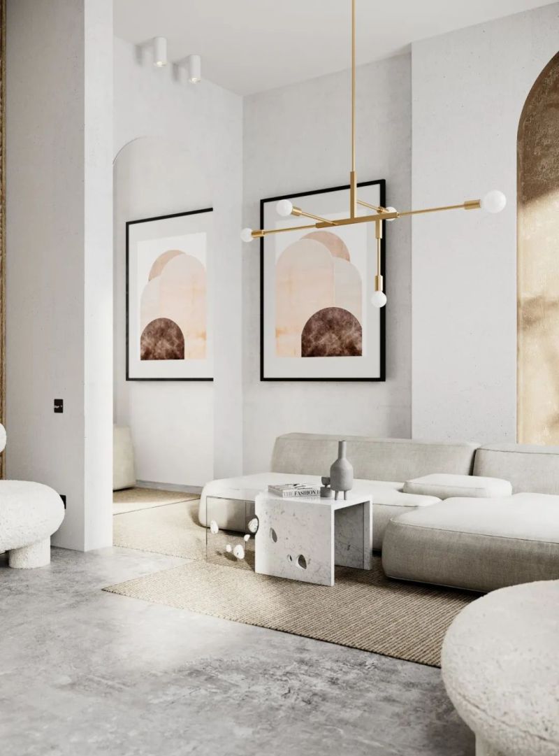 Competition｜当侘寂遇见现代艺术，白色极简中的精神栖居 - 家居知识