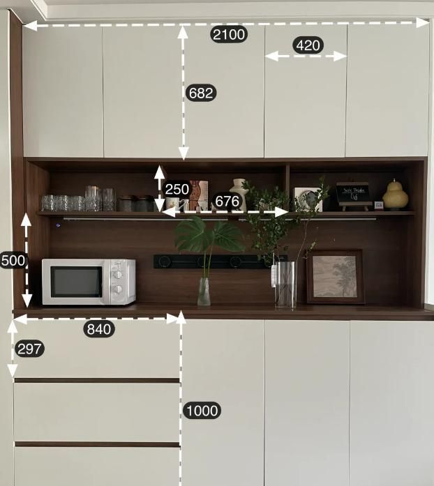 装修最大的坑，就是餐厅做餐边柜！看看邻居家的做法，太高级了 - 家居知识