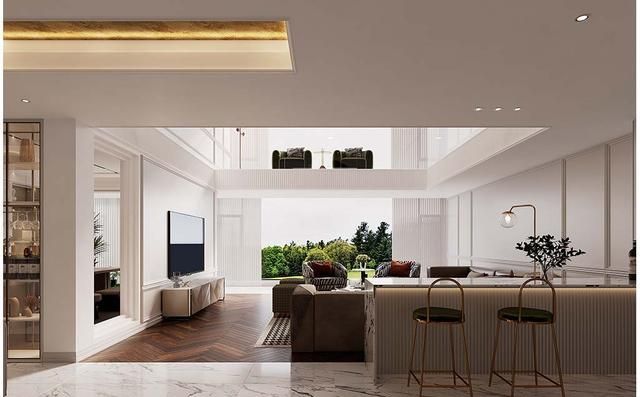 360㎡轻法式装修简约浪漫，心动的感觉！ - 家居知识