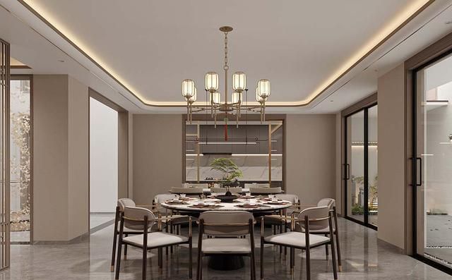 450㎡新中式别墅装修宋式美学，烟火日子亦是风雅事 - 家居知识