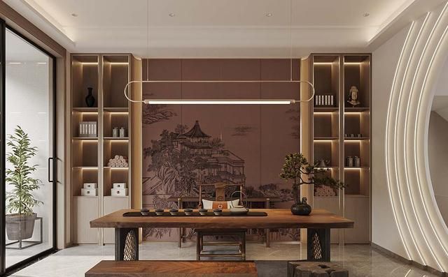 450㎡新中式别墅装修宋式美学，烟火日子亦是风雅事 - 家居知识