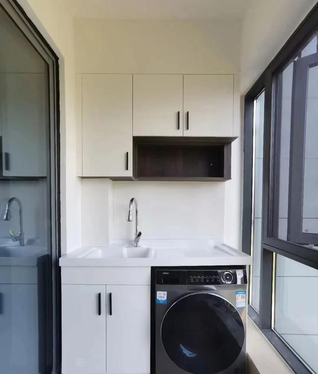 36款阳台洗衣机柜装修案例，抄作业 - 家居知识