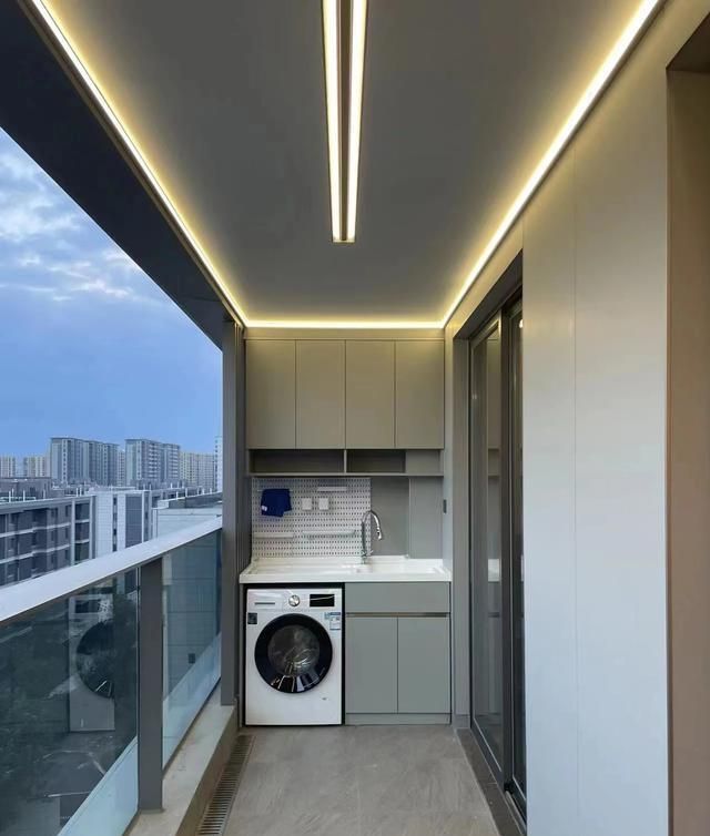 36款阳台洗衣机柜装修案例，抄作业 - 家居知识