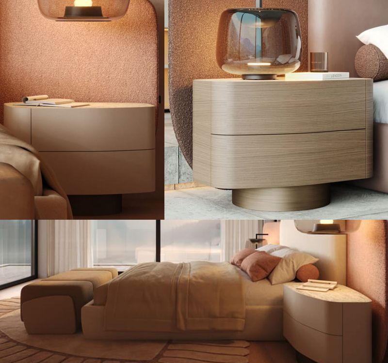 十款轻奢家具芬迪fendi设计 Flou卧室极强装饰床头柜来自高端定制 - 家居知识