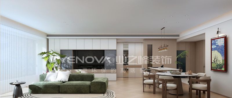 唐山湖岸缇香140平方米现代风格装修效果案例|业之峰装饰 - 家居知识