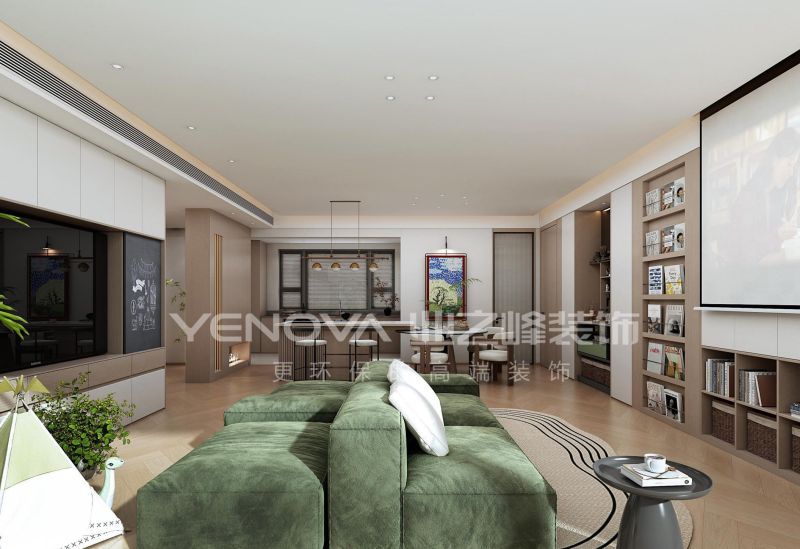 唐山湖岸缇香140平方米现代风格装修效果案例|业之峰装饰 - 家居知识